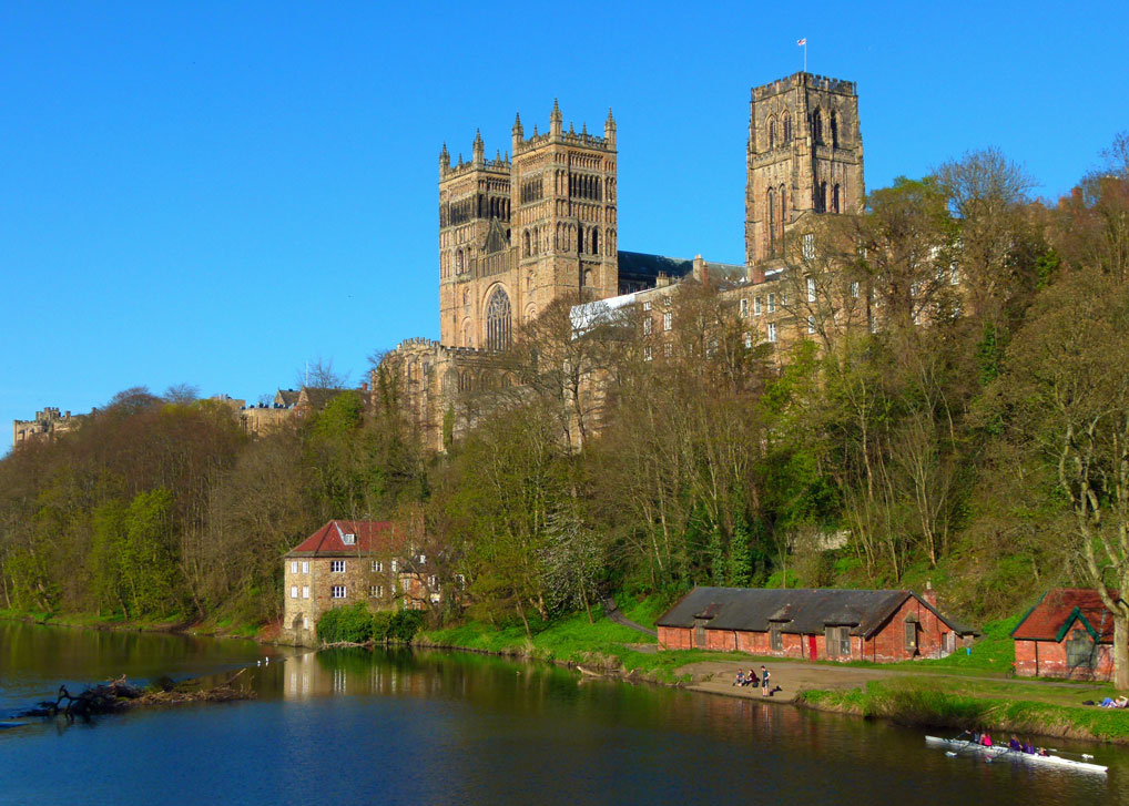 The Boathouse in front of the Cathedral